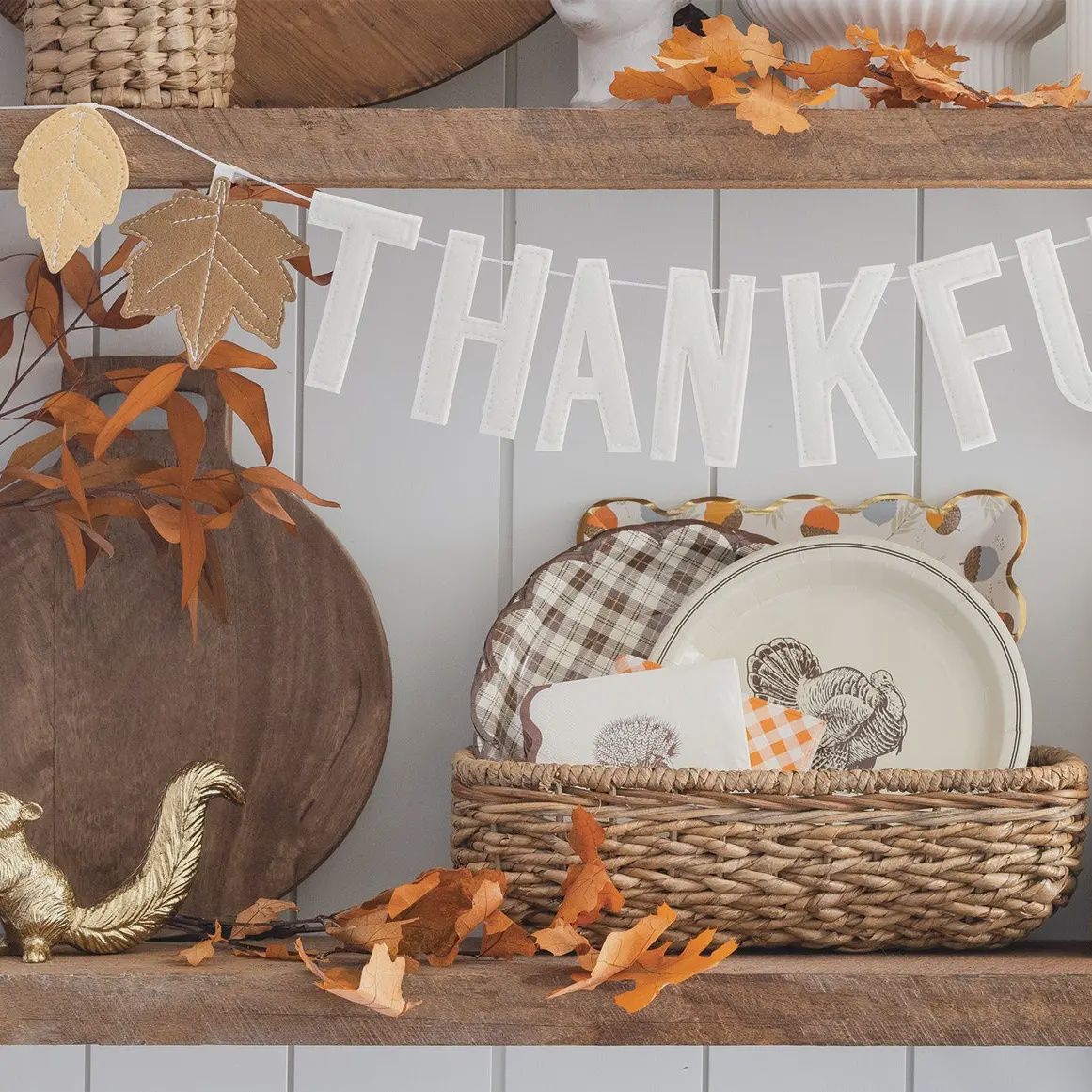 Harvest Thankful Felt Banner