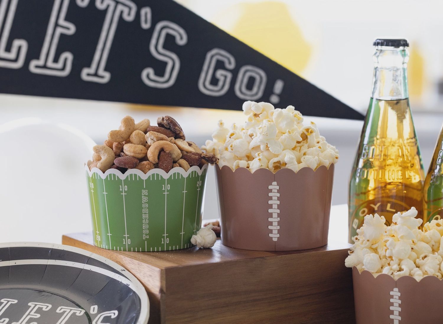 Football Jumbo Food Cups