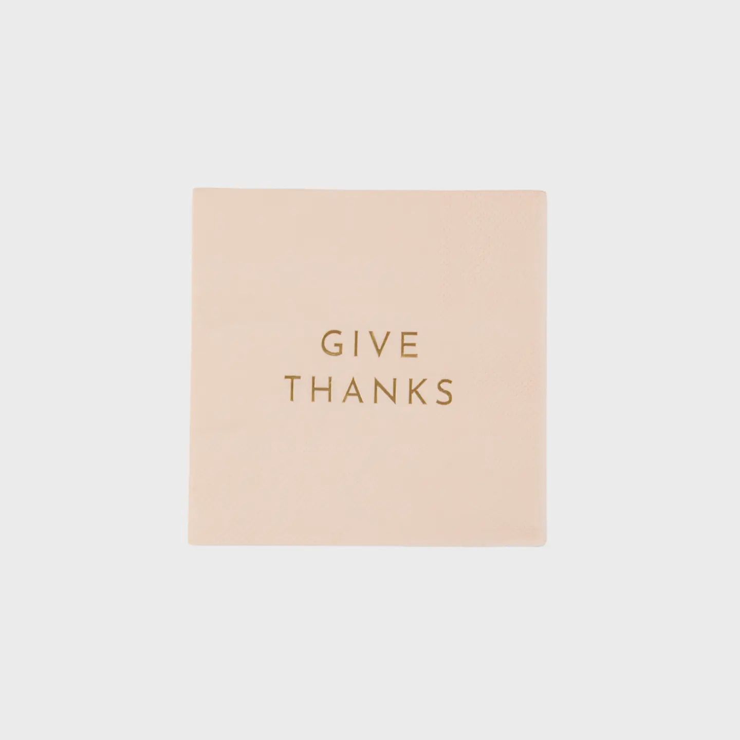 GIVE THANKS COCKTAIL NAPKINS