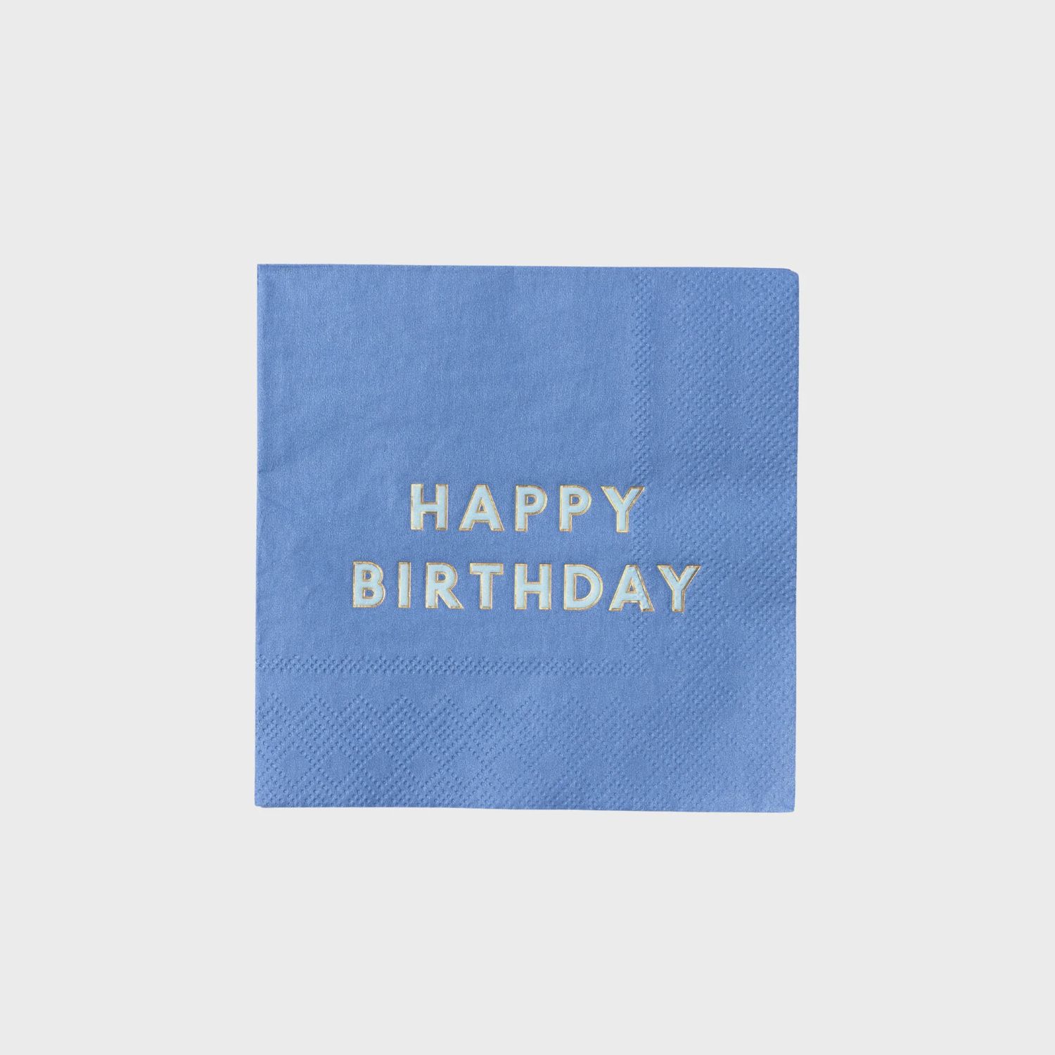 PALISADES BLUE SIGNATURE HAPPY BIRTHDAY COCKTAIL NAPKINS