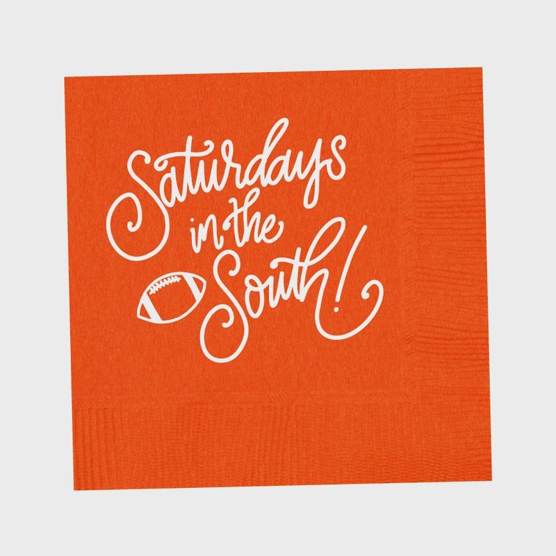 Saturdays in the South | Orange Napkins
