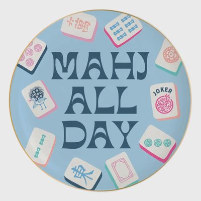 Mahj All Day Ceramic Trinket Tray