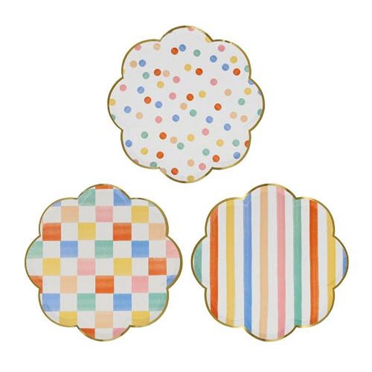 Colorful Pattern Side Plates