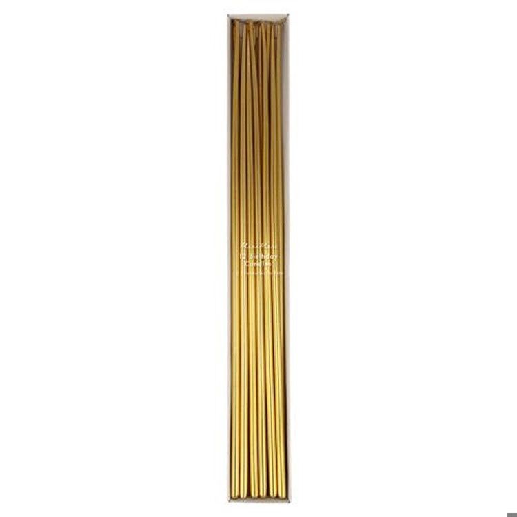 Gold Tall Tapered Candles