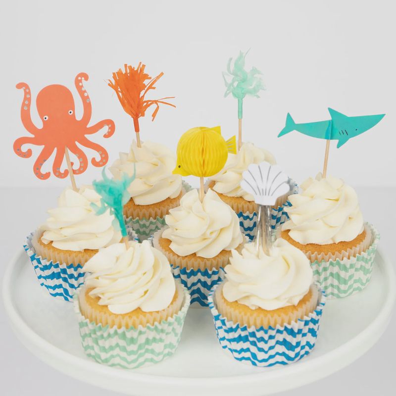 Octopus &amp; Shark Cupcake Kit