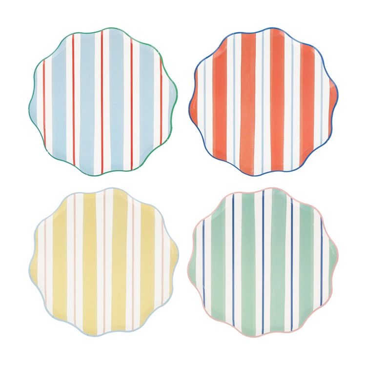 Preppy Stripe Side Plates