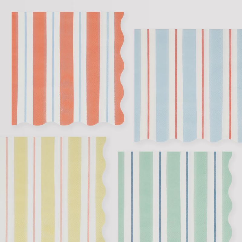Preppy Stripe Small Napkins