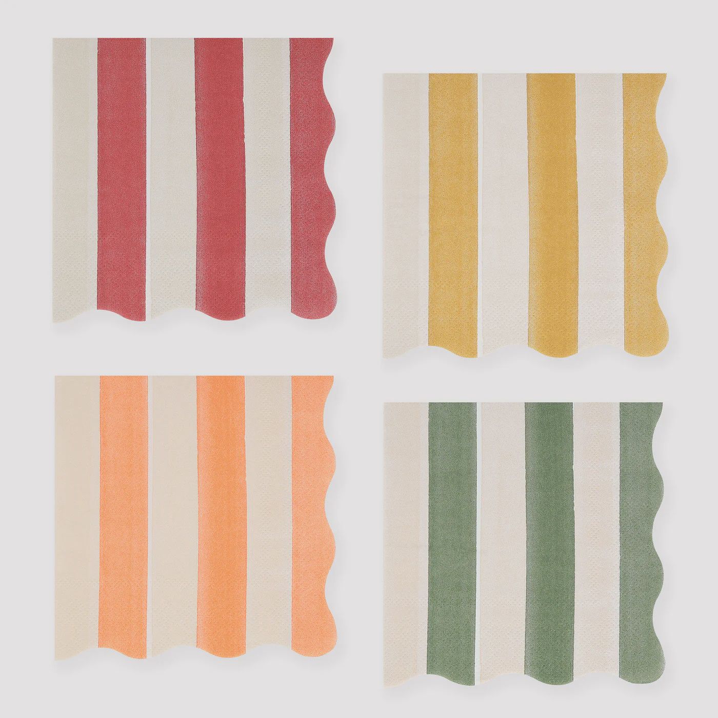 Fall Stripe Small Napkins