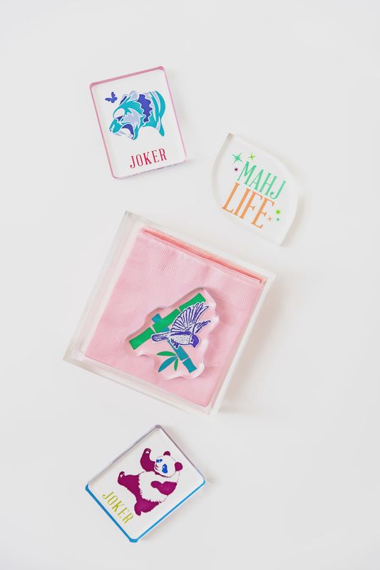 Lucite Napkin Holder &amp; Weight