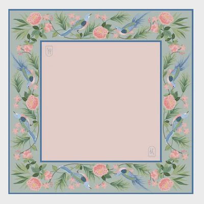 Songbird Bloom Mahjong Mat