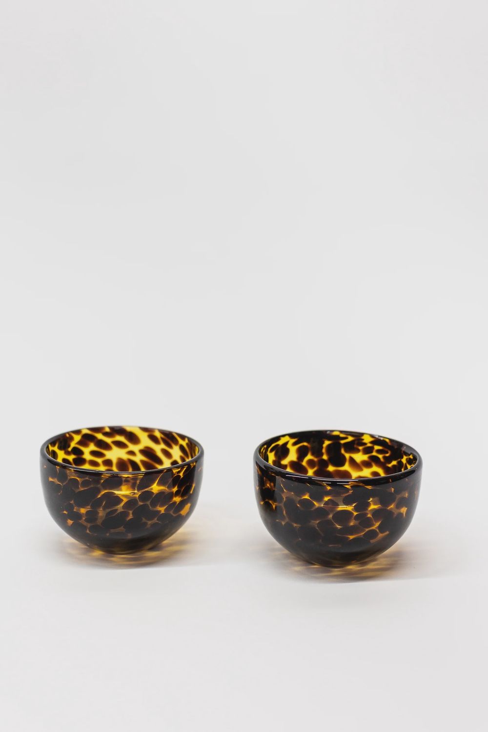Hand Blown Glass Snack Bowls