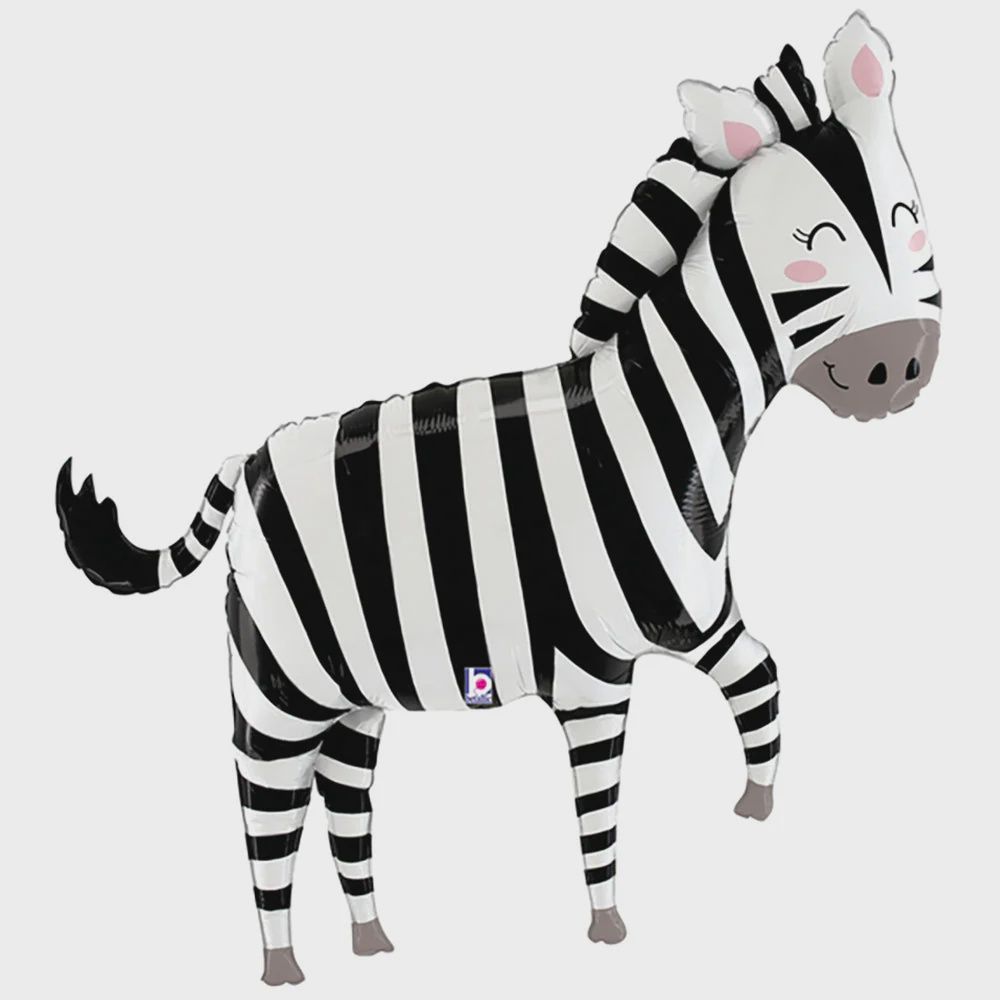 Zebra Foil Balloon