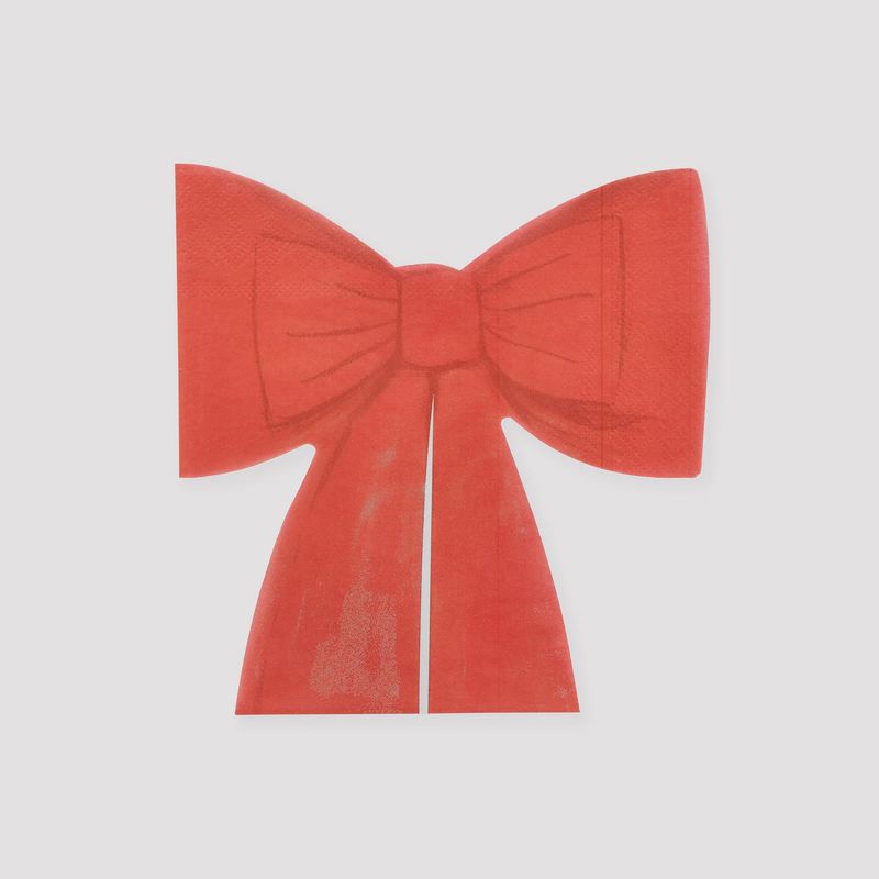 Red Bow Napkin