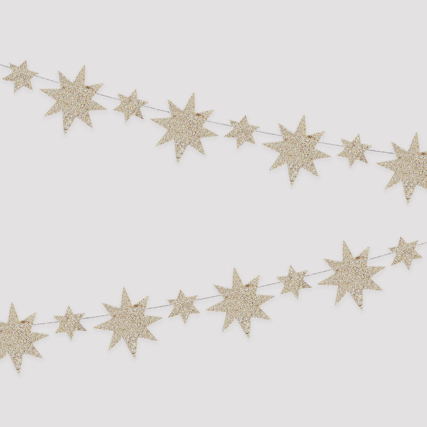 Gold Star Mini Garland