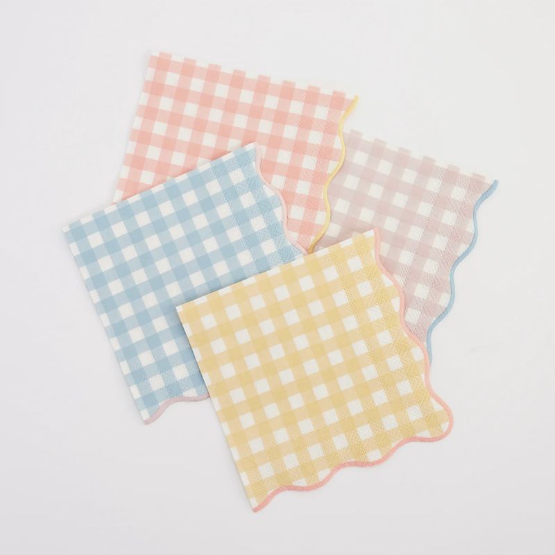 Gingham Small Napkins