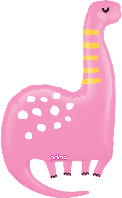 Pink Dinosaur Jumbo Foil Balloon