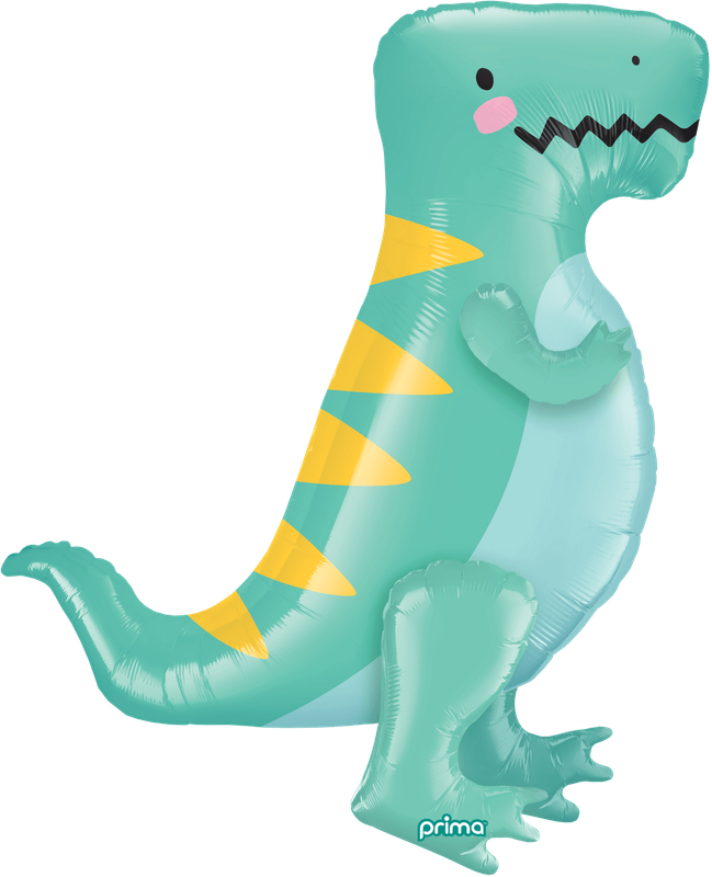 Green Dinosaur Jumbo Foil Balloon