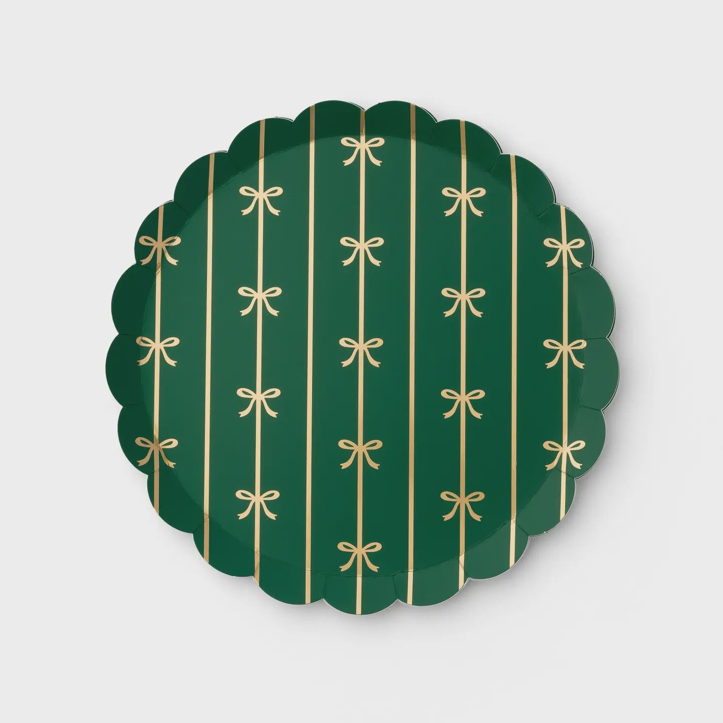 EMERALD GREEN SIGNATURE BOW SMALL PLATES