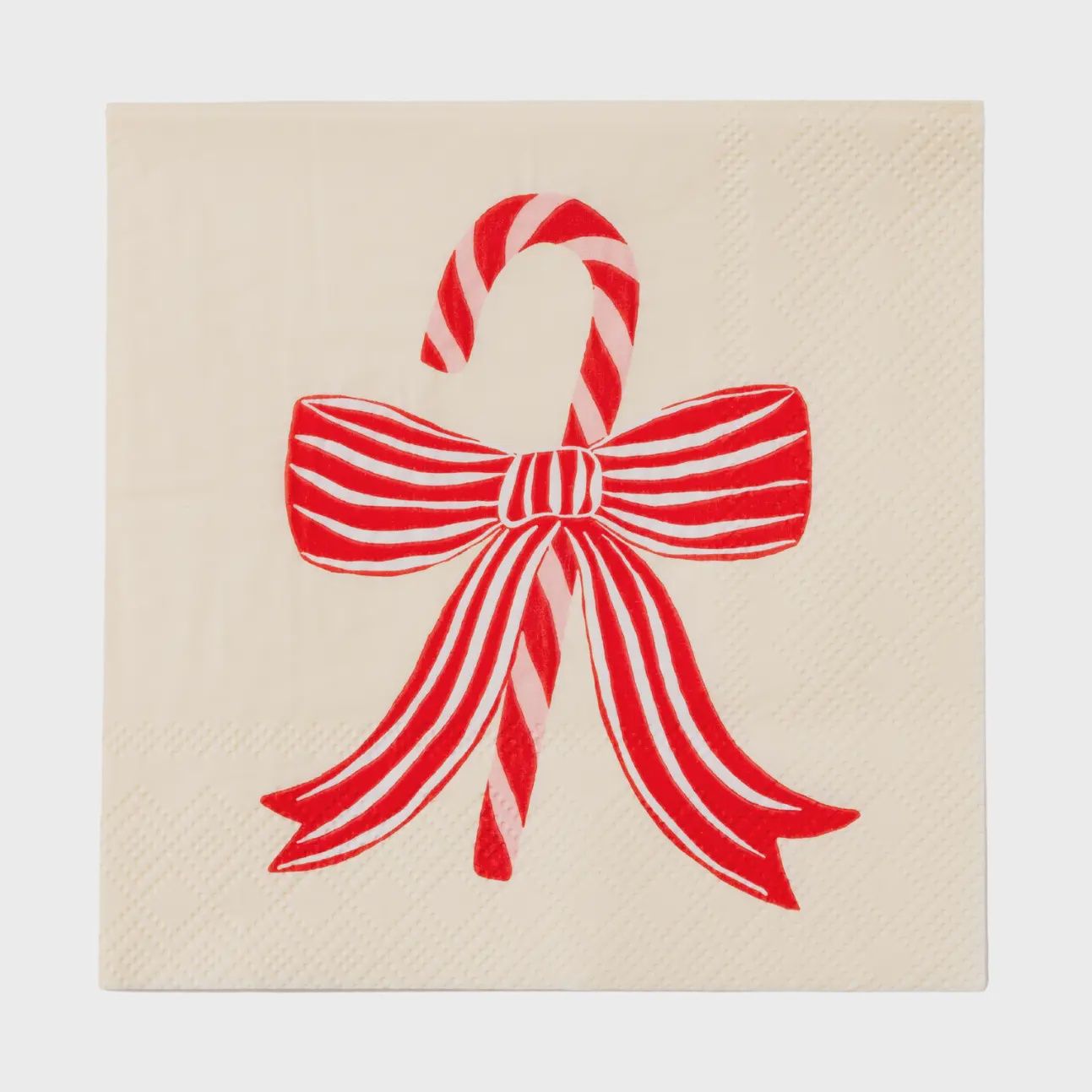 PEPPERMINT BOW COCKTAIL NAPKINS