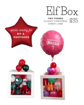 Elf Arrival Balloon Box