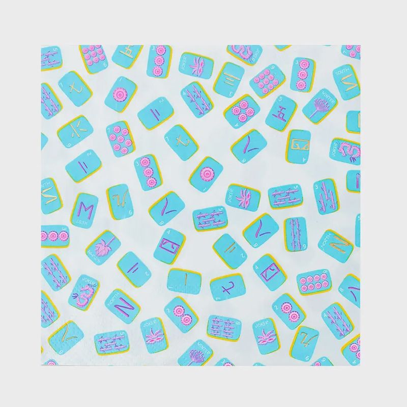 Game Night Mahjong Large Napkins
