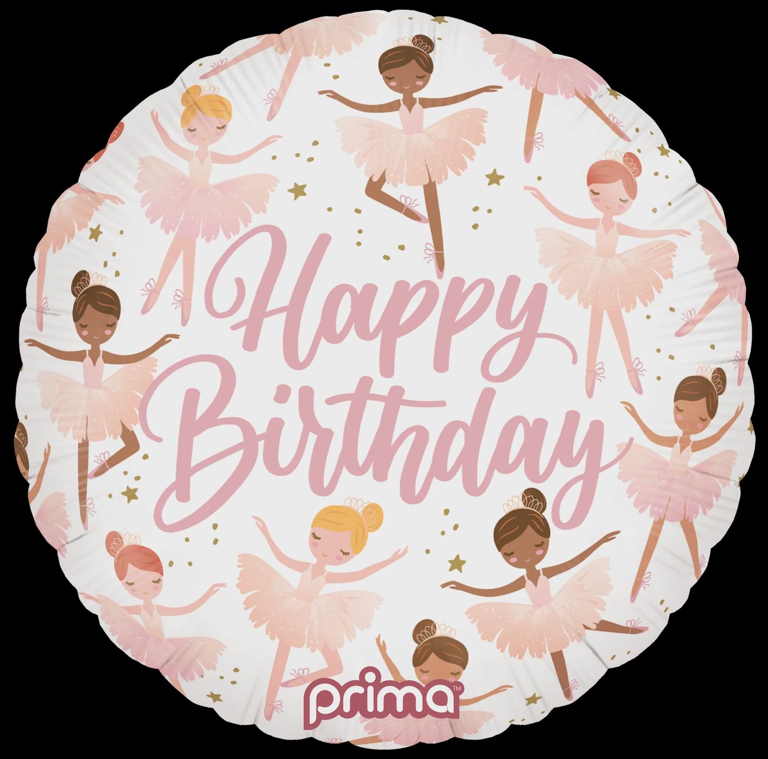 Birthday Ballerinas Foil Balloon