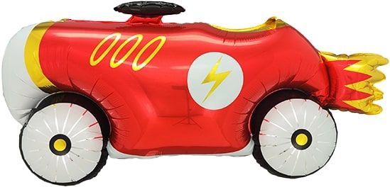 Vintage Race Car Foil Balloon