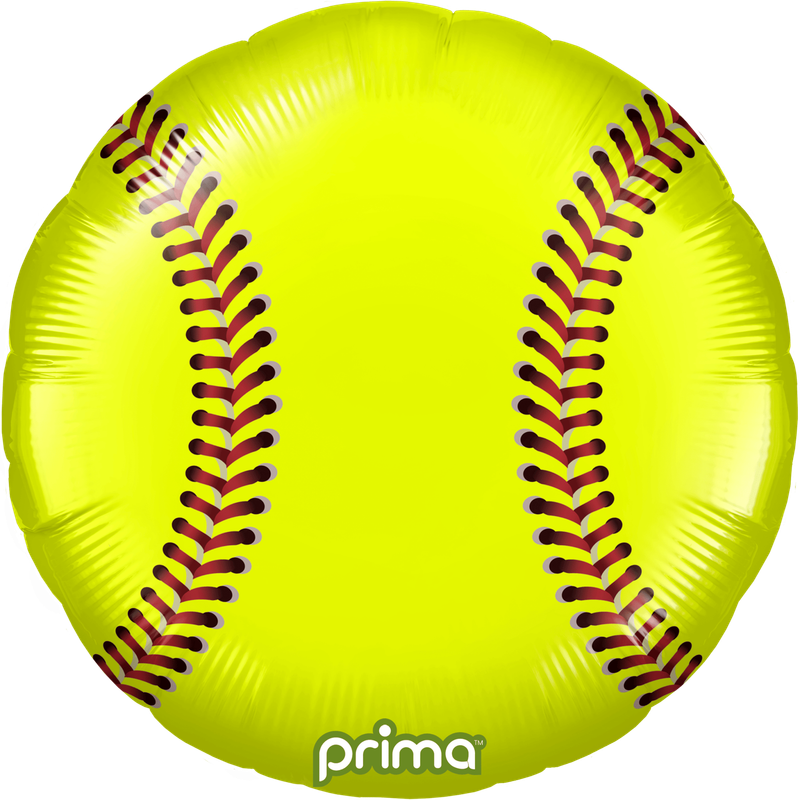 Softball Foil Balloon