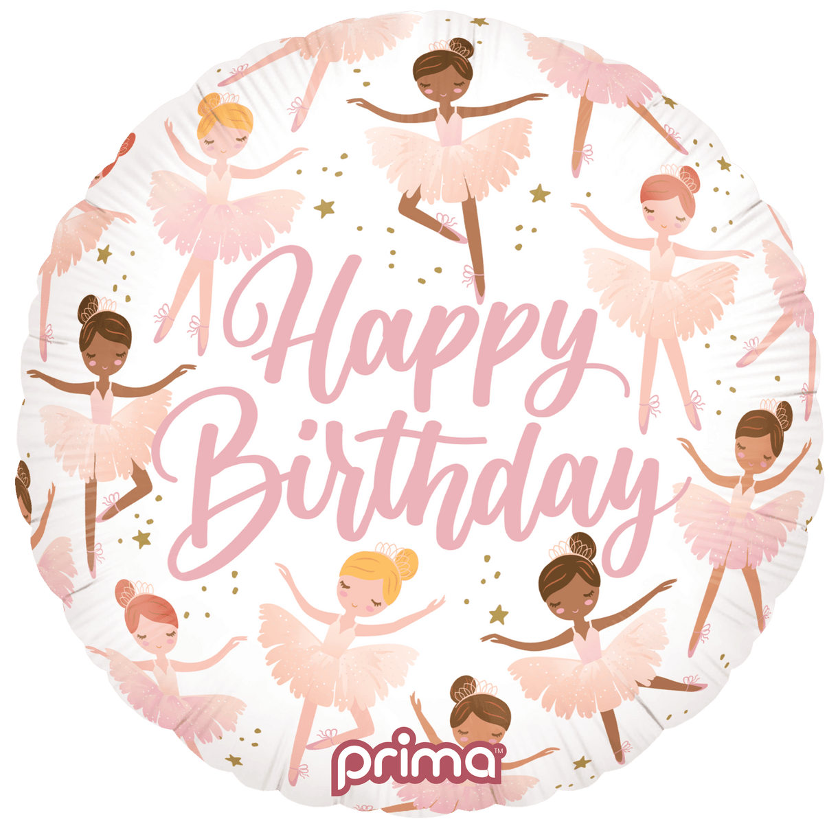 Birthday Ballerinas Foil Balloon