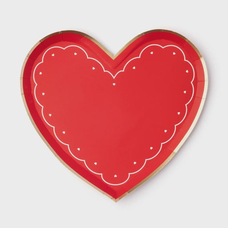 VALENTINE HEART PLATES