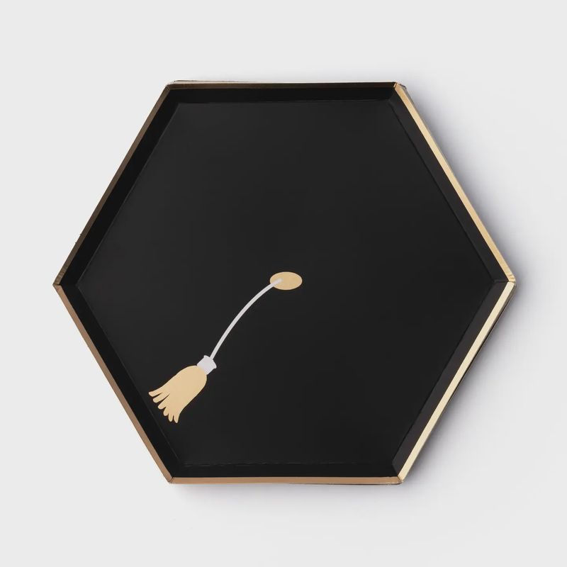 GRADUATION CAP SNACK PLATES