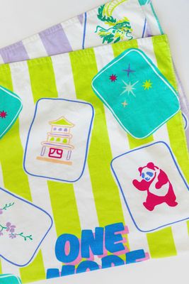 Mahjong Beach Towel