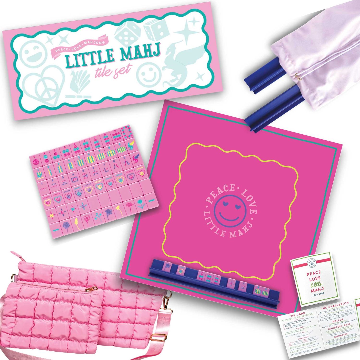 Little Mahj Pretty in Pink - Kids Mahjong Set