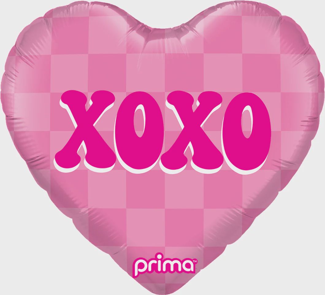 Conversation Heart Checker Balloon