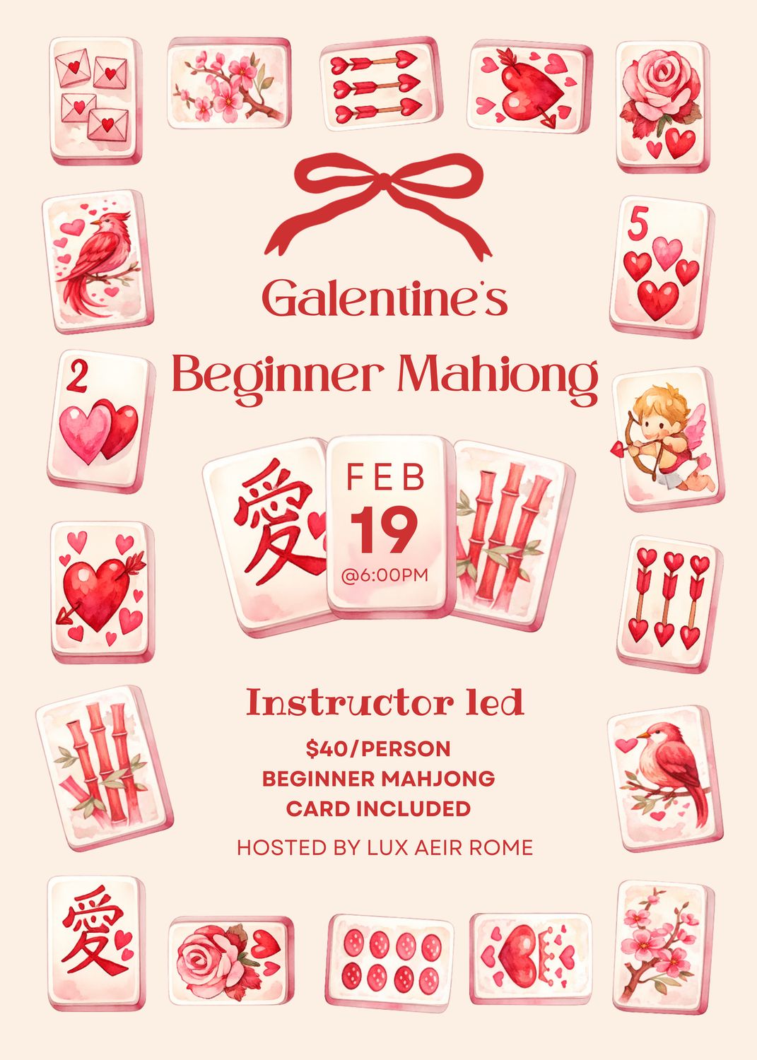 Galentine's Beginner Mahjong