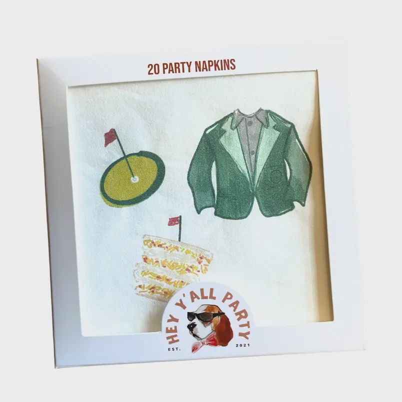 Masters Inspired Golfing Party Napkins