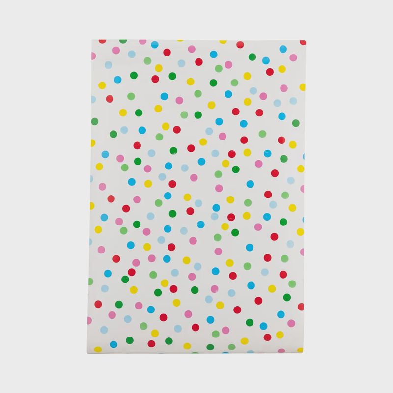 Bright Birthday Polka Dot Table Runner