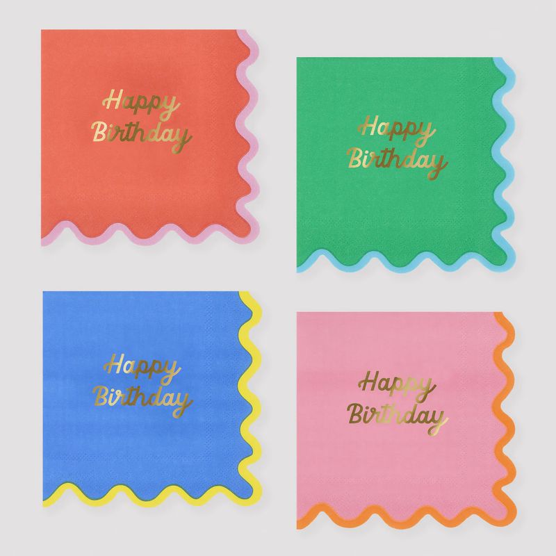 Wiggle Edge Small Napkins