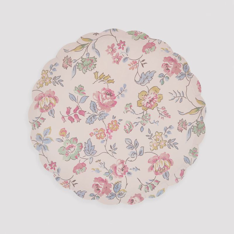 Pink Chintz Side Plates