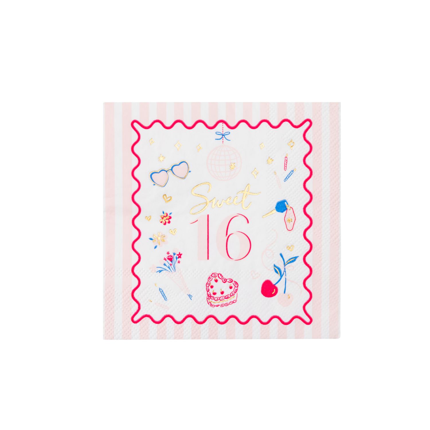 SWEET 16 ICON COCKTAIL NAPKINS