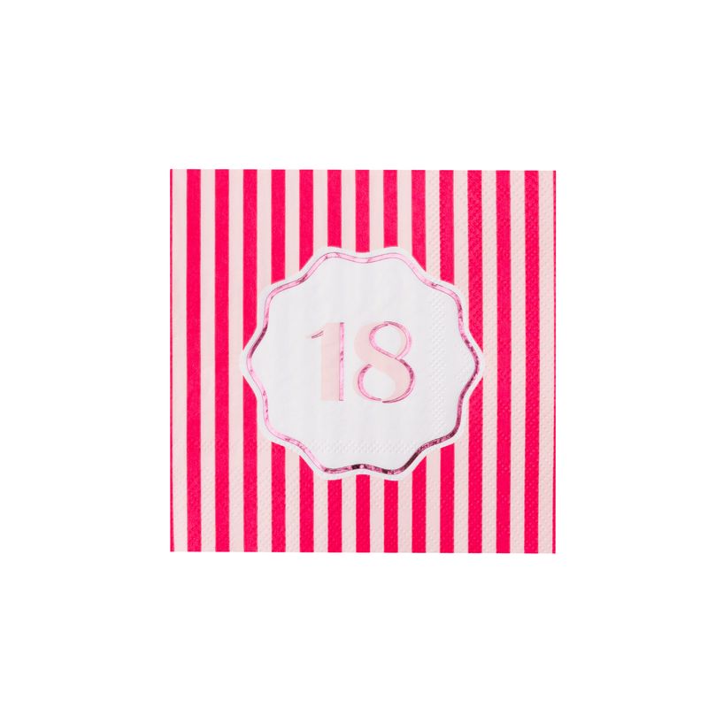 18TH BIRTHDAY COCKTAIL NAPKINS