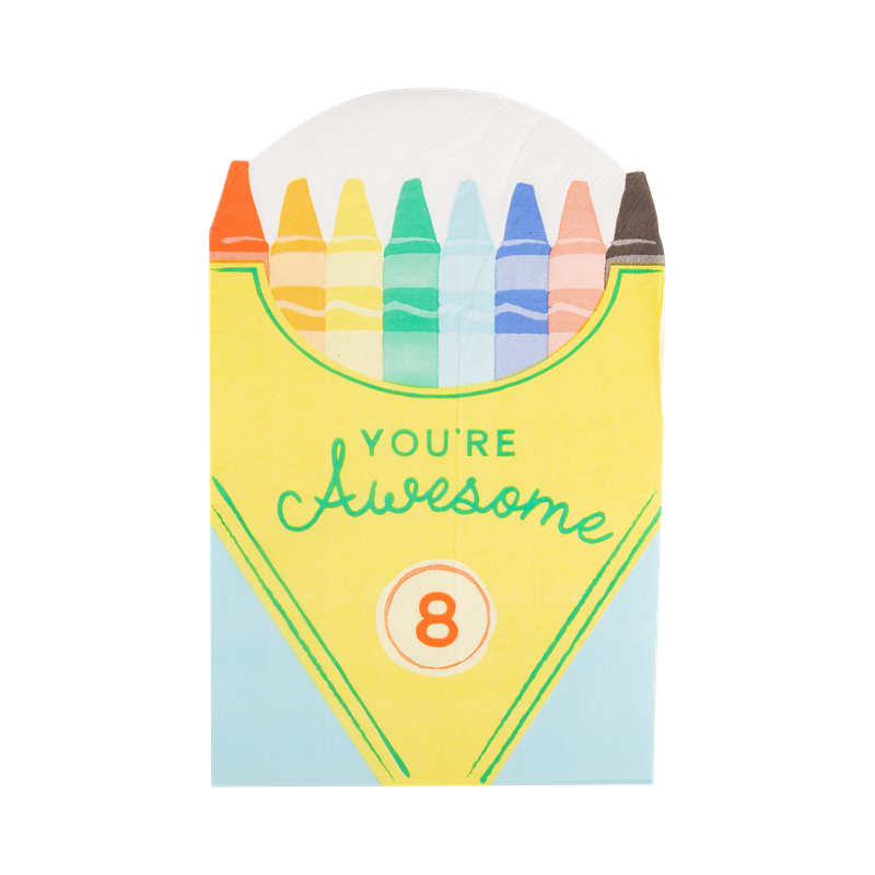 Crayon Box Shaped Dinner Napkin