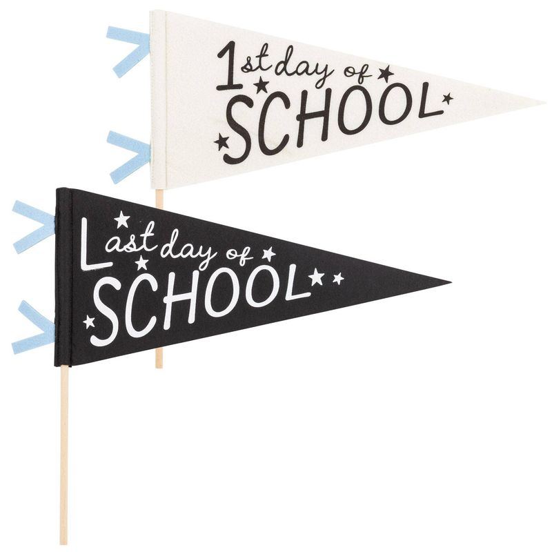 1st and Last day Felt Pennant Set