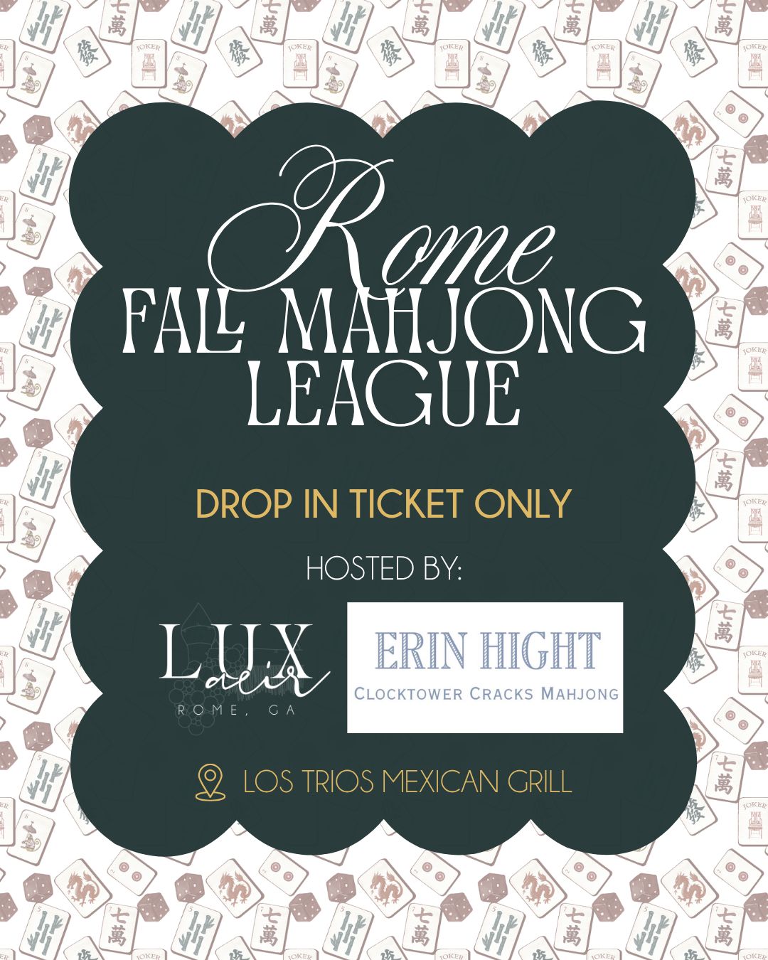 Drop In - Fall Rome Mahjong League