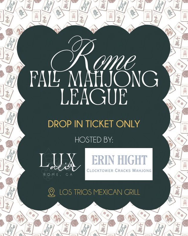 Drop In - Fall Rome Mahjong League