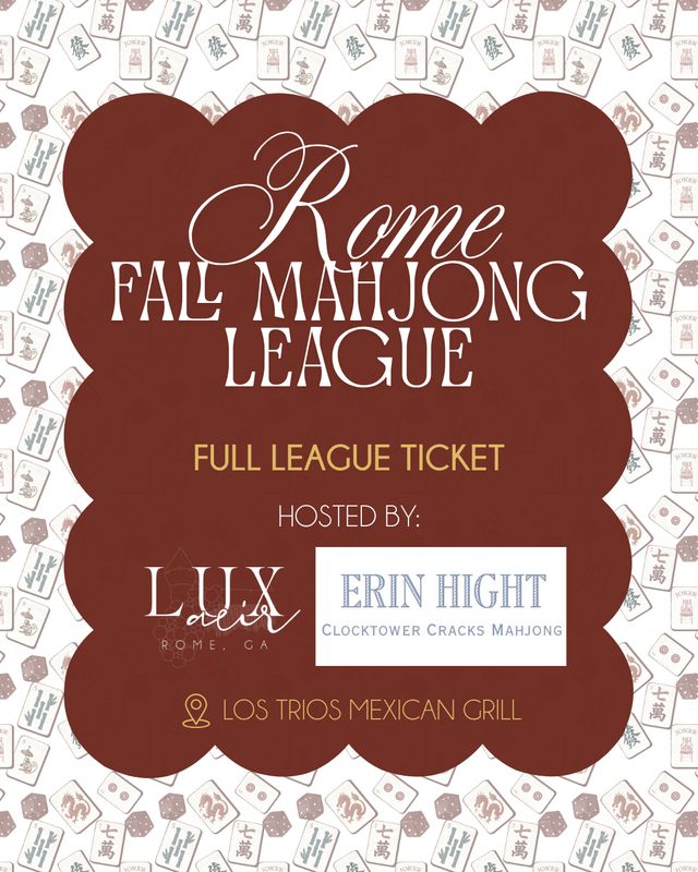 Rome Fall Mahjong League