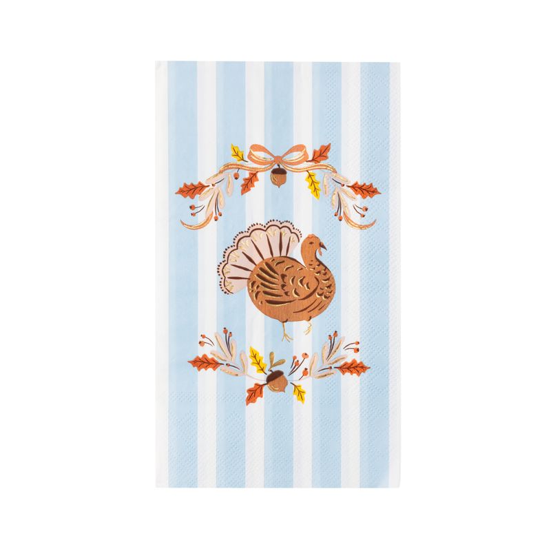 Fall Foliage Turkey Guest Towels, 3-Ply