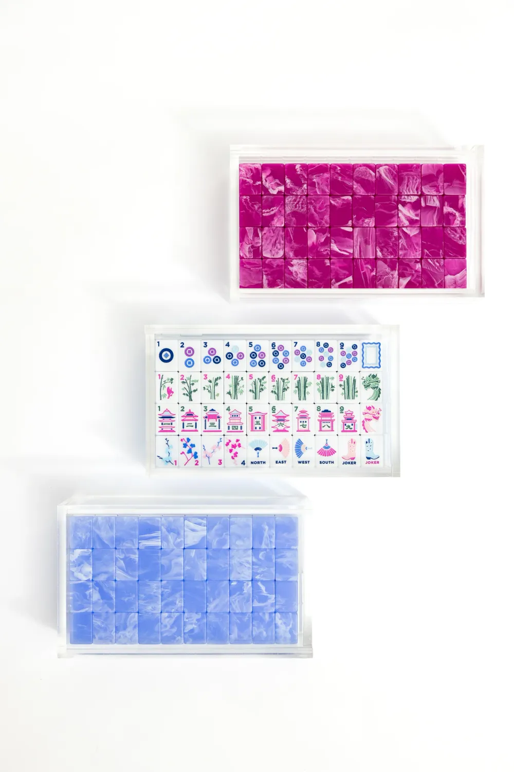 Boots &amp; Bubbles Mahjong Tile Set