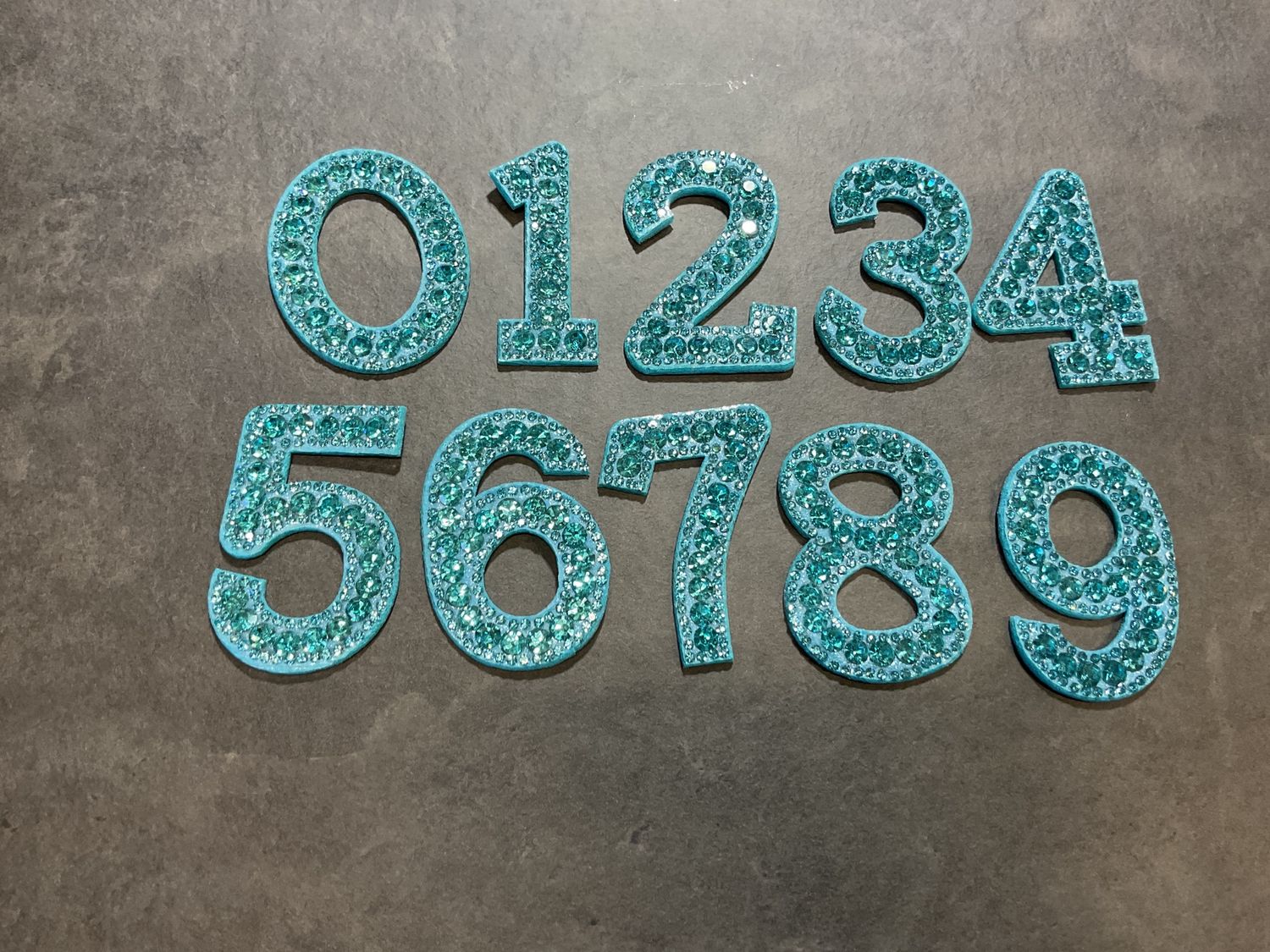 Bling Number - Sky Blue