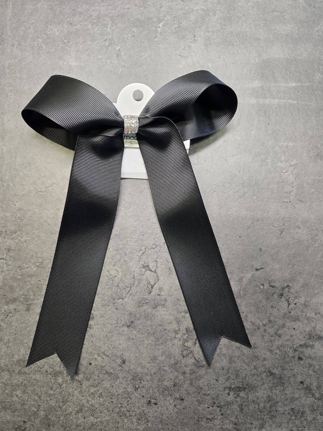 Long Tail Bow 1.5 inch w/bling center